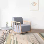 كرسي هزاز خشب حديث