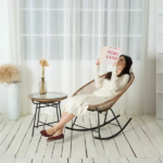 كرسي هزاز استرخاء دائري فاخر