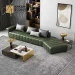 كنب زاوية جلد ايطالي راقي (1)