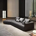 ⁦كنب زاوية جلد ايطالي راقي⁩ - الصورة ⁦9⁩