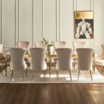 ⁦سفرة طعام مع 10 مقاعد بتصميم راقي⁩ - الصورة ⁦2⁩