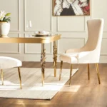 ⁦سفرة طعام مع 10 مقاعد بتصميم راقي⁩ - الصورة ⁦4⁩