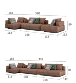 ⁦كنب زاوية مودرن مميزة فاخرة⁩ - الصورة ⁦14⁩