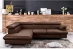 كنب زاوية مودرن بتصميم بسيط
