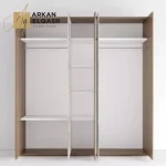 خزانة ملابس 5 أبواب ومرآة من فيرو