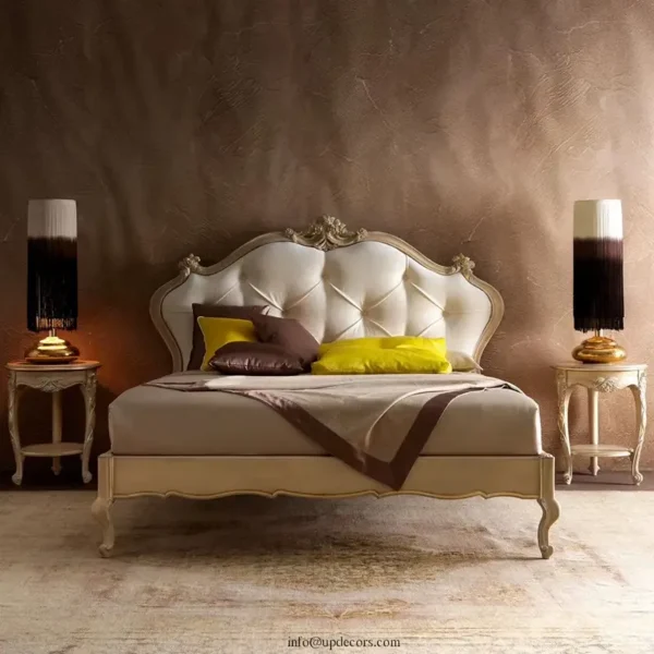 سرير ملكي مميز بتصميم ايطالي فخم