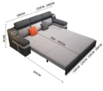 ⁦كنب سرير مع مساحة تخزين فاخرة⁩ - الصورة ⁦13⁩