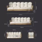 ⁦كنب مودرن بمقاسات متعددة⁩ - الصورة ⁦7⁩