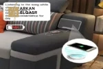 كنب سرير مع مساحة تخزين فاخرة