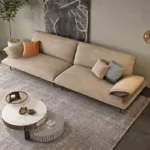 ⁦كنب مودرن جلد بتصميم ايطالي فاخر⁩ - الصورة ⁦6⁩