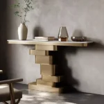 طاولة مدخل بتصميم متدرج فاخر