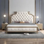 سرير مع كومود بتصميم عالي الجودة