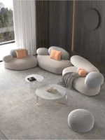 طقم كنب راقي بتصميم عصري لمنزلك الفخم