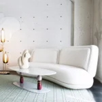 كنب مودرن بقاعدة معدنية  فاخرة