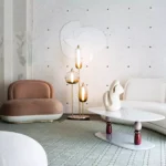 ⁦كنب مودرن بقاعدة معدنية  فاخرة⁩ - الصورة ⁦3⁩