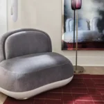 ⁦كنب مودرن بقاعدة معدنية  فاخرة⁩ - الصورة ⁦5⁩