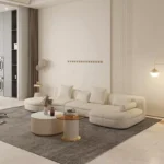 ⁦كنب زاوية صوف بتصميم راقي مميز⁩ - الصورة ⁦3⁩