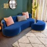 كنب مودرن مخملي فاخر تعكس الأناقة والجودة