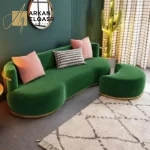 كنب مودرن مخملي فاخر تعكس الأناقة والجودة