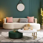 كنب مودرن مخملي فاخر تعكس الأناقة والجودة