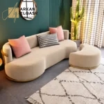كنب مودرن مخملي فاخر تعكس الأناقة والجودة