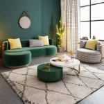 ⁦كنب مودرن مخملي فاخر تعكس الأناقة والجودة⁩ - الصورة ⁦3⁩