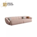 كنب صاله مع ظهر منحني مريح وفخم