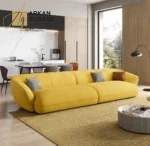 كنب صاله مع ظهر منحني مريح وفخم