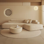 كنبة فاخرة بتصميم ايطالي راقي