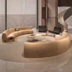 كنب معدني بألوان متعددة لديكور رائع