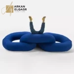 كنب موردن متعدد الألوان بتصميم مميز