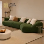 كنب زاوية منحني بتصميم حديث