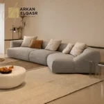كنب زاوية منحني بتصميم حديث