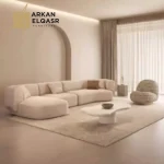 كنب زاويه علي الطراز الاوروبي الفخم