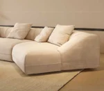 ⁦كنب زاوية منحني بتصميم حديث⁩ - الصورة ⁦3⁩