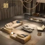 كنب زاوية مودرن مميزة بتصميم فاخر وانيق