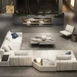 كنب زاوية مودرن مميزة بتصميم فاخر وانيق