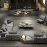 كنب زاوية مودرن مميزة بتصميم فاخر وانيق