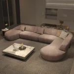 كنب زاوية دائري بتصميم مميز وحديث