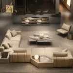 كنب زاوية مودرن مميزة بتصميم فاخر وانيق