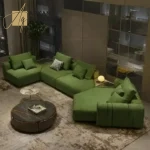 كنب زاوية مودرن مميزة بتصميم فاخر وانيق