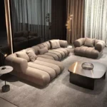 ⁦كنب زاوية مريح بتصميم مميز و فاخر⁩ - الصورة ⁦7⁩