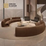 كنب مودرن بألوان متعددة لديكور رائع