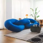 كنب موردن متعدد الألوان بتصميم مميز