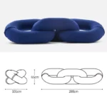 ⁦كنب موردن متعدد الألوان بتصميم مميز⁩ - الصورة ⁦5⁩