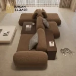 كنب مودرن فاخر بتصميم أنيق ومميز