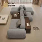 كنب مودرن فاخر بتصميم أنيق ومميز