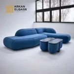 كنب أثاث فاخر بتصميم فريد