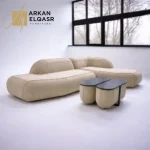 كنب أثاث فاخر بتصميم فريد