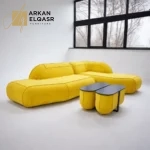 كنب أثاث فاخر بتصميم فريد